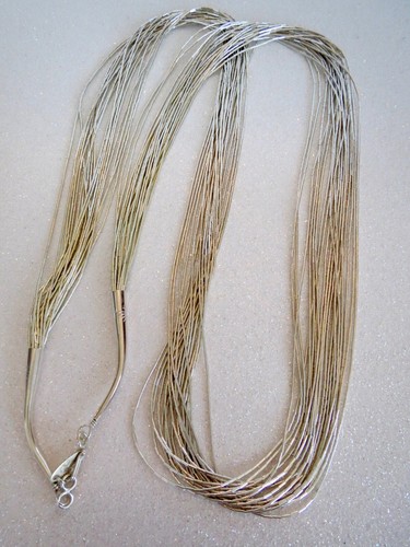 CHACO CANYON R.B. Running Bear STERLING SILVER LIQUID SILVER STERLING NECKLACE