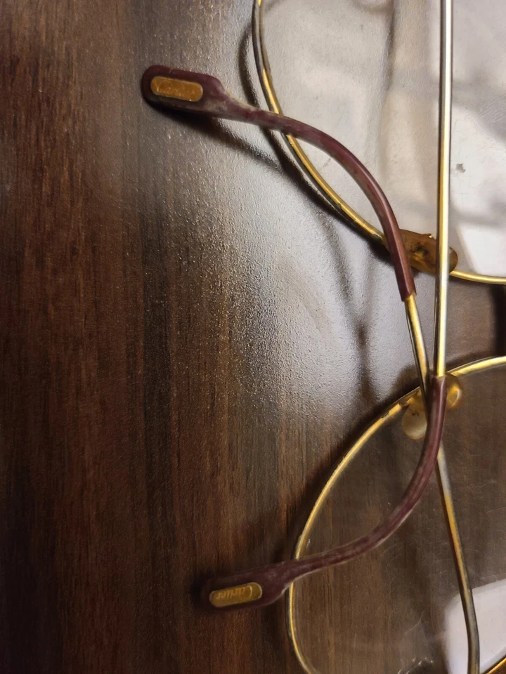 Cartier Vendome Louis 22k Gold-plated Sunglasses - Image 3 of 4