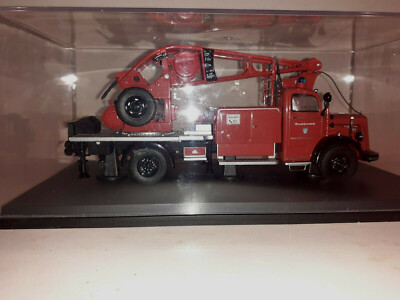 SCHUCO 1/43 - Mercedes L322 Grande Echelle Feuerwehr Pompiers EUR 95,00
