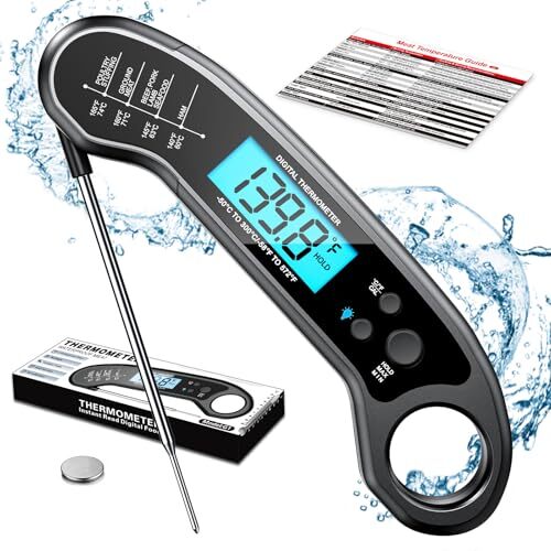 Meat Thermometer Digital, Instant Read Meat ThermometerI for Grill and Cookin...