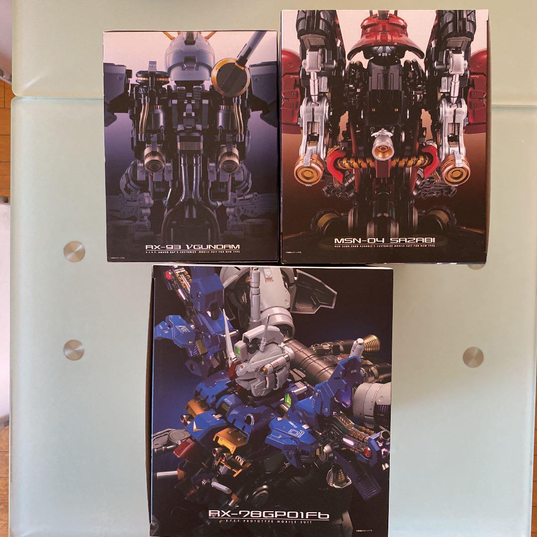 BANDAI FORMANIA EX νGundam & Sazabi Set of 3, Gundam BANDAI FORMANIA EX νGundam & Sazabi Set of 3, Gundam