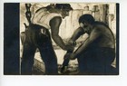 Child's WPA Art—Original RPPC Depression Painting Photo Mural Rockefeller NYC 35 — photo 1