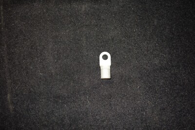 Lot of 4 Burndy MXG2 Ring Electrical Connectors/Lugs 2 AWG, 5/16" Stud