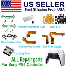 OEM Conductive Film MIC Button Flex Cable Drift Fix Mod For Sony PS5 Controller