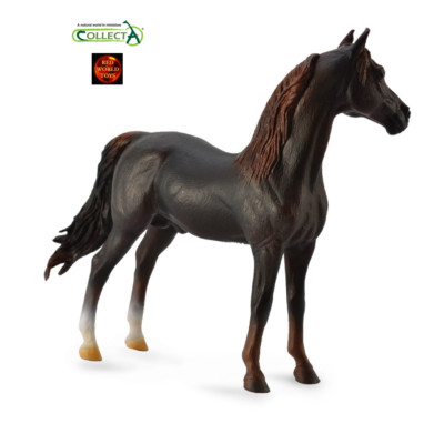 Morgan Dark Liver Chestnut Hengst Pferd Spielzeug Modell Figur von CollectA 88647 Neu