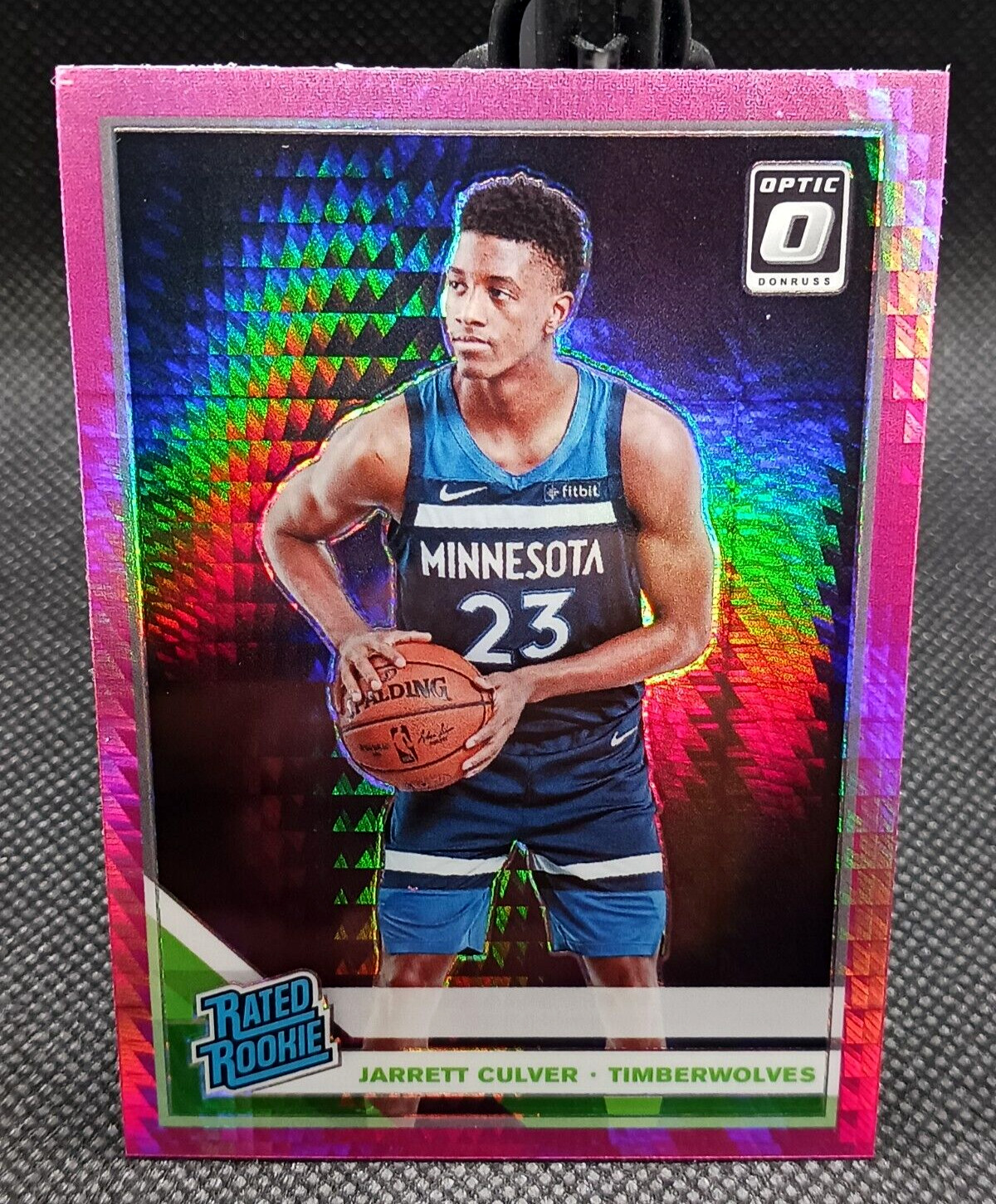 2019-20 Optic Hyper Pink - Jarrett Culver RC #160 Timberwolves