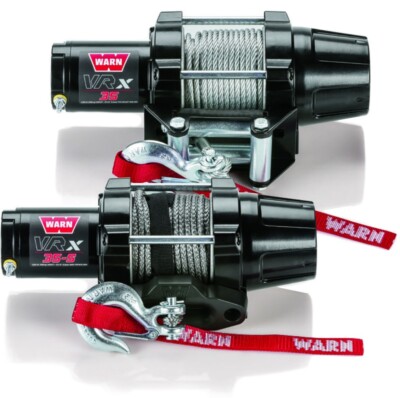 WARN VRX 35 WINCH 3500 Lb 50' OF 7/32'' WIRE CABLE ATV UTV  WINCH  VRX35 101035