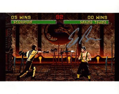 ED BOON SIGNED 8x10 PHOTO CREATED PROGRAMMER OF MORTAL KOMBAT RARE BECKETT BAS
