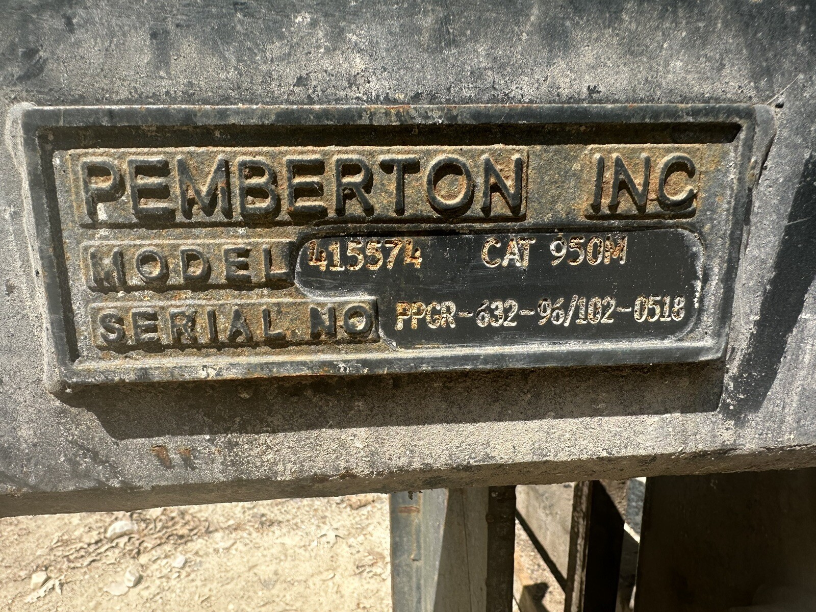 Pemberton Pipe Pole Forks for Cat Caterpillar 950 950M Wheel Loader eBay