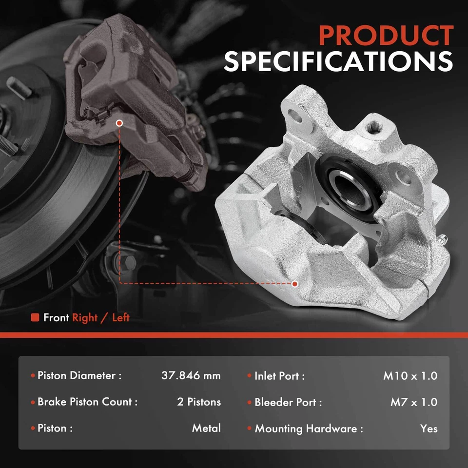 Задний левый суппорт дискового тормоза с 2 поршнями для Volvo 244 245 240 242 262 264 265 - Изображение 2 из 4