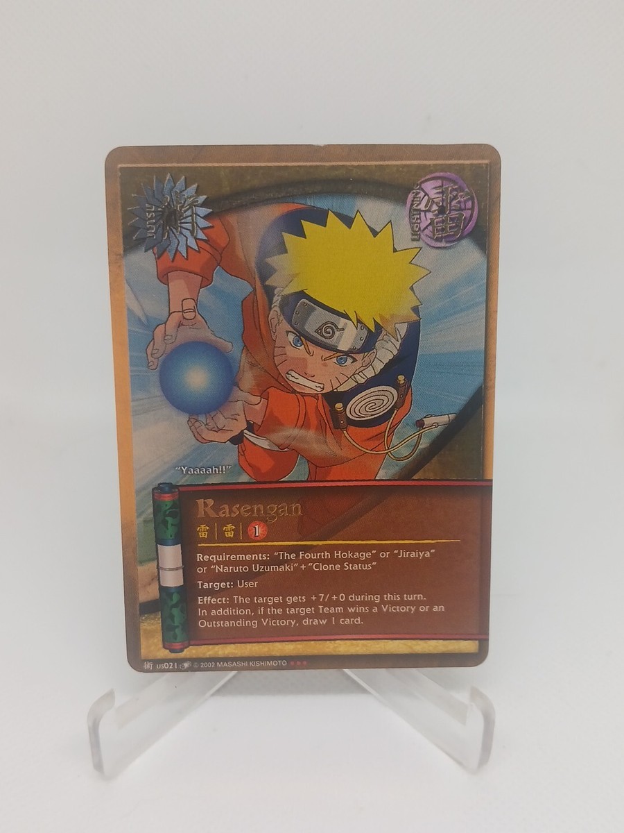 Naruto TCG/CCG Rasengan Super Rare U.S. Exclusive Bandai Card | eBay