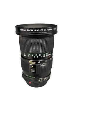 CANON NEW FD 35-105mm F3.5 MF Macro Zoom Lens NFD From Japan With