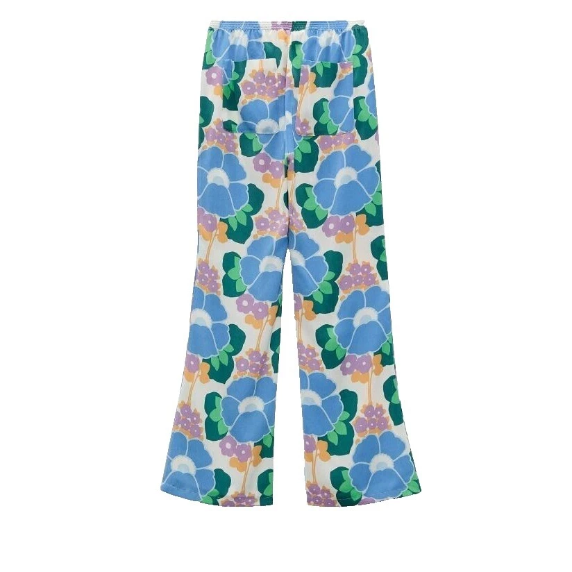 Zara Floral Pants for Women