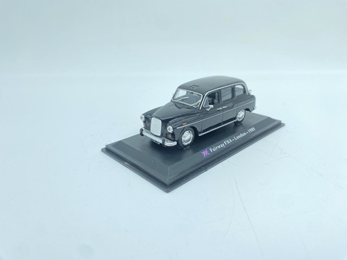 MODELLINO AUTO AUSTIN FX4 TAXI LONDON 1989 NERA - EDICOLA - SCALA 1:43 "NO BOX" - Foto 1 di 6