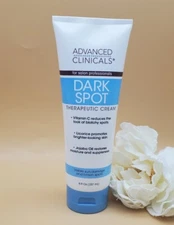Advanced Clinicals Dark Spot Therapeutic Cream 8 fl New Sealed 
