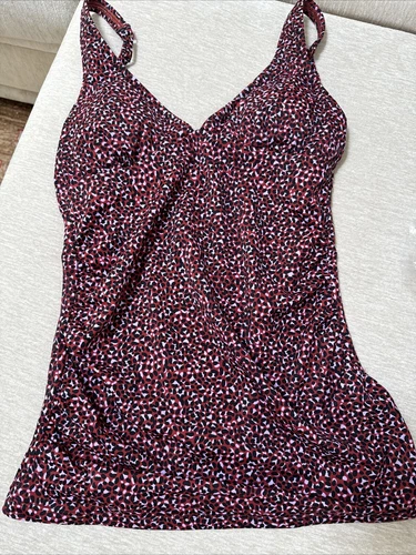 Women’s Swimsuit Top Animal Print Tankini New Size Small