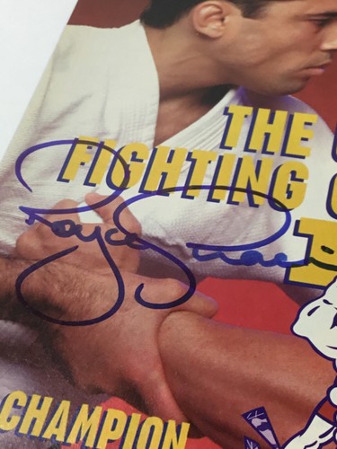 Royce Gracie And Ken Shamrock Autograph PSA Certificate 8"x10" UFC 3 Magazine Ad - Picture 5 of 9