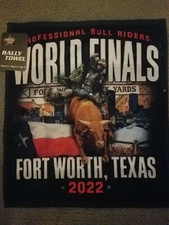 PROFESSIONAL BULL RIDERS 2022 WORLD FINALS RALLY TOWEL FORT WORTH, TEXAS