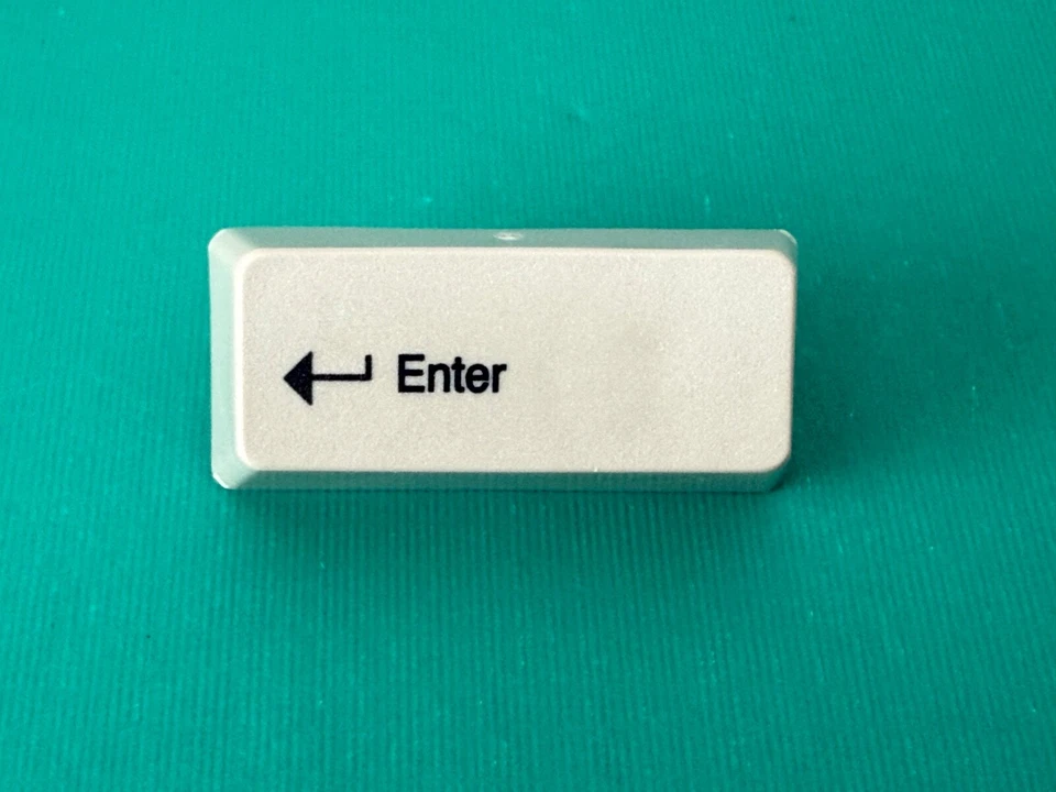 Enter / Field Exit / Return Key Cap IBM Model M KeyCap Keyboard Pebble Unicomp - Image 3 of 4