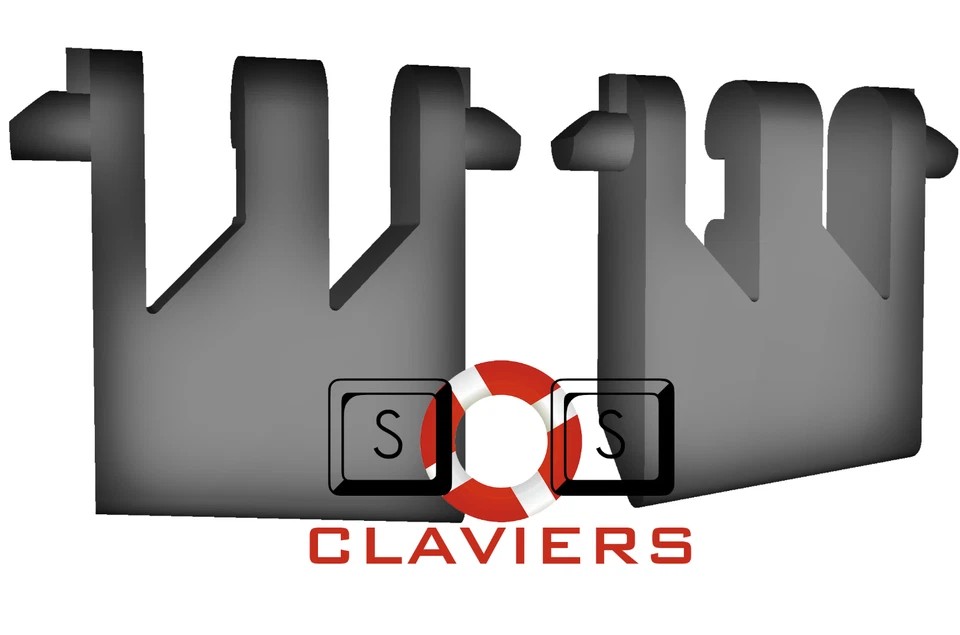 Corsair K70 RGB MK.2 SE Keyboard Spare Replacement Tilt Leg Stand Foot Feet Set - Image 2 of 3