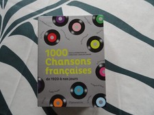Livre 1000 chansons françaises de 1920 à nos jours