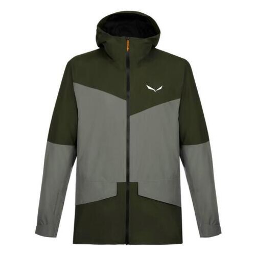 SALEWA Chaqueta Hombre Puez 2L Gore-Tex,Trekking,Excursiones - 5281 (Green NM /