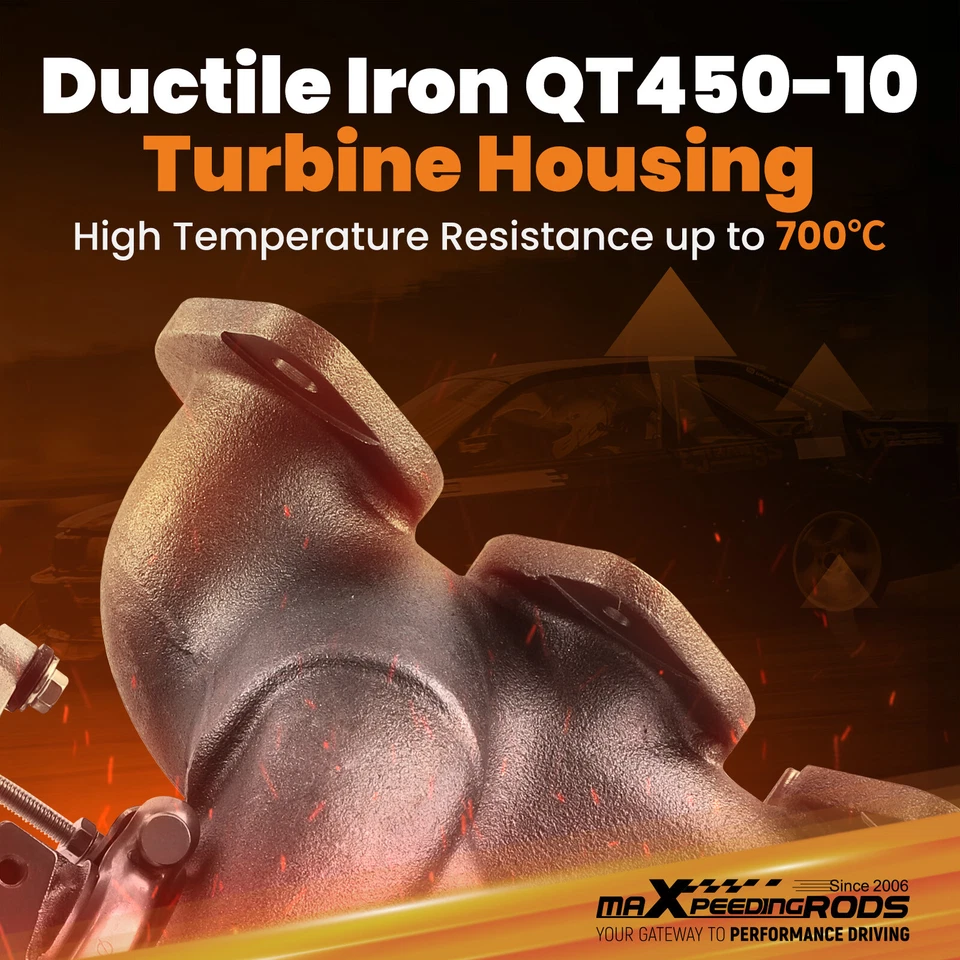 Turbocompresor para Mercedes-Benz C250 SLK250 E250 1,8 L 2012-2015 2710903680 Foto 2 de 4