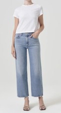 AGOLDE Harper Crop Straight Jeans in Hassle, NWT, Size 31, 228