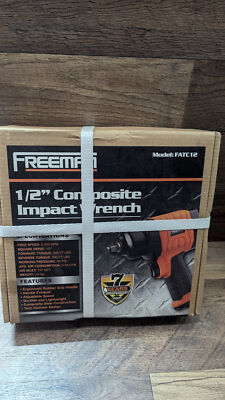Freeman FATC12 Pneumatic 1/2'' Composite Impact Wrench Black Orange