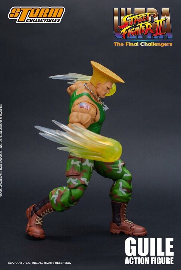 Street Fighter Guile Angel Toys Verde