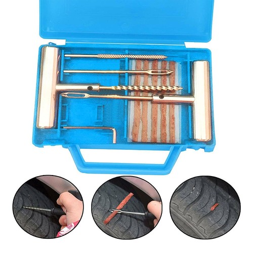 13Pcs Emergency car Heavy Duty Tire Puncture Repair Tyre Mending Kit UK - Picture 9 of 9