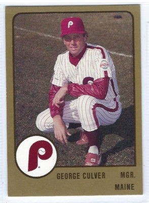 1988 Maine Phillies (Class AAA-Philadelphia Phillies) George Culver
