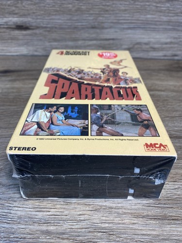 SPARTICUS VHS 2-Tape Set 1989 Original Factory Seal MCA Watermarks NEW RARE! - Picture 7 of 8