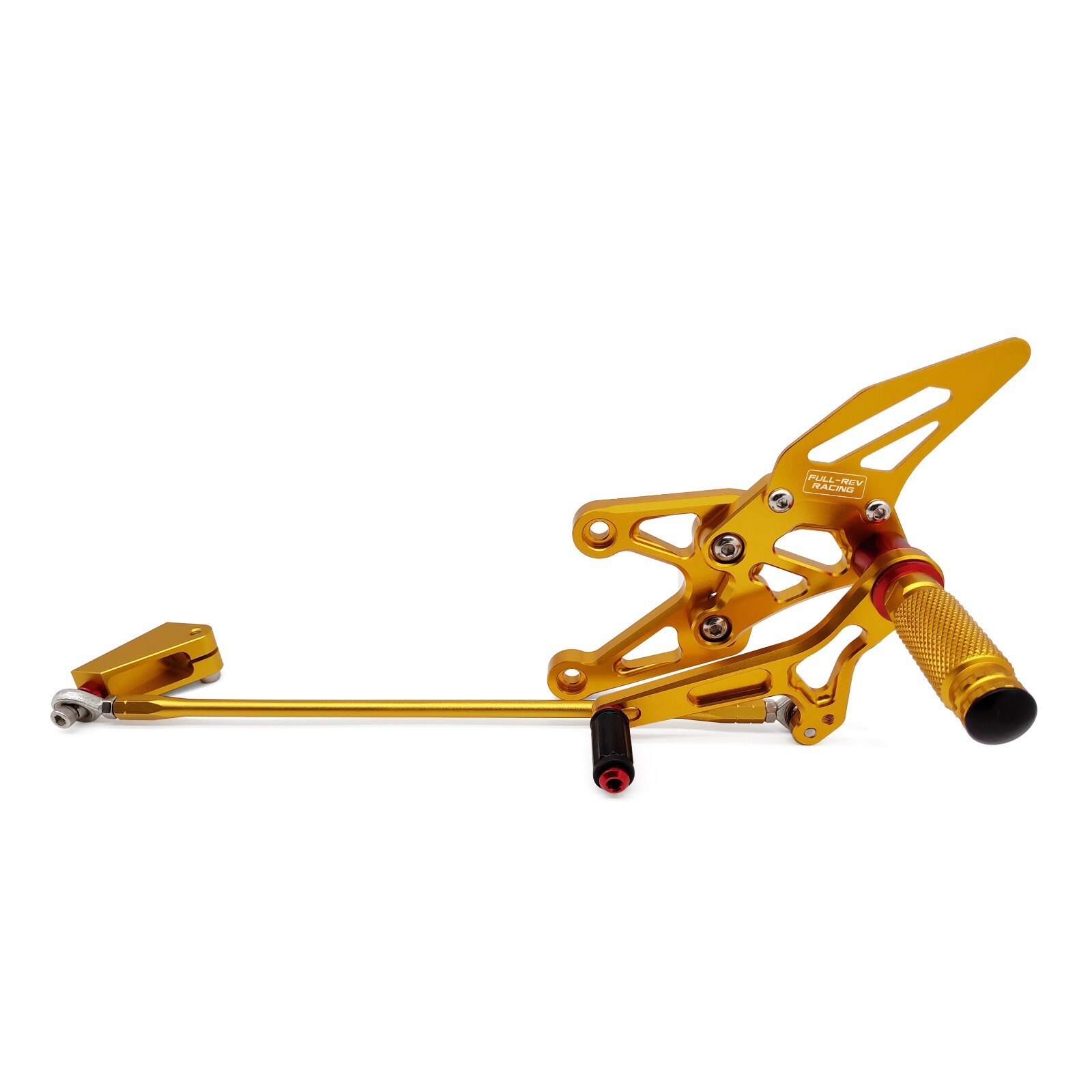 FULL-REV For YAMAHA YZF-R1 R1 07-08 CNC Adjustable Rearset Foot Pegs Footrests