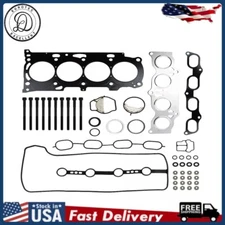 MLS Head Gasket Set Bolts  Fits 2001-06 Toyota Camry Solara 2.4L HS26232PT 2AZFE