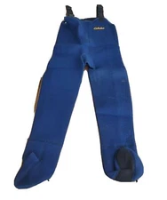 Cabela's Men's Chest Waders Size M Buckle Navy Blue Neoprene.    Bt