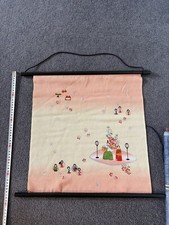 Japanese Hina doll Hina Display Linen Tapestry Hina Decorat Tapestry