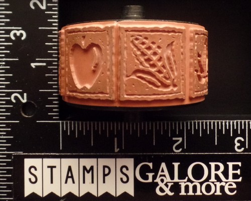 Stampin' Up! Around Wheel Rubber Stamps HARVEST FALL PUMPKIN ACORN APPLE #C1B - Picture 2 of 4