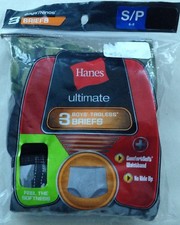 NIP HANES ULTIMATE BOYS 3 TAGLESS BRIEFS UNDERWEAR SIZE SMALL 6-8 16