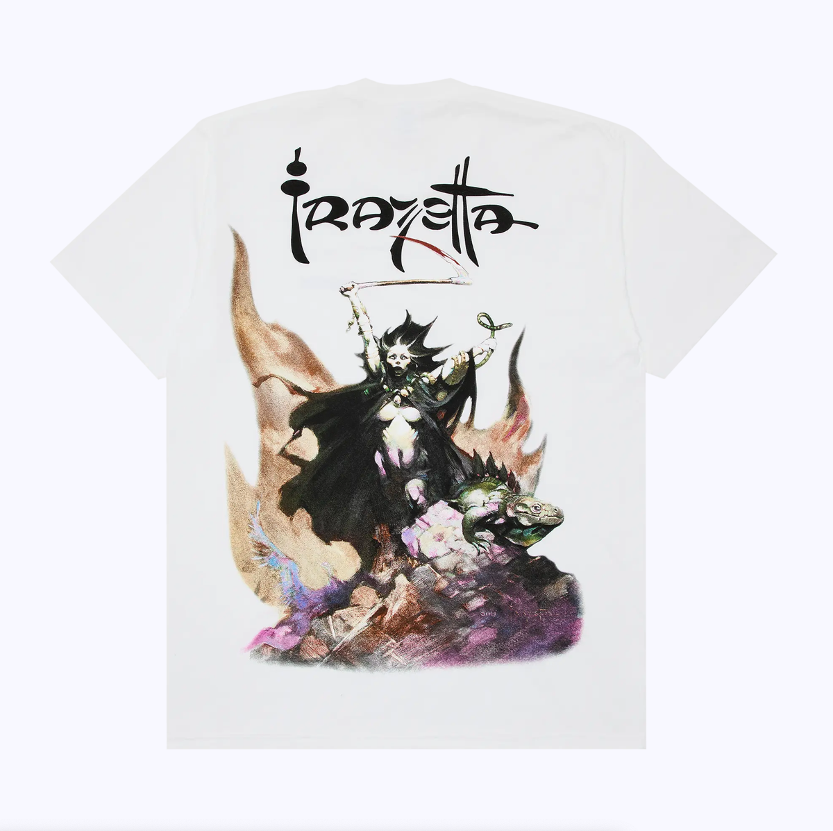 Supreme Frank Frazetta Woman With Scythe Tee - Size XL - White