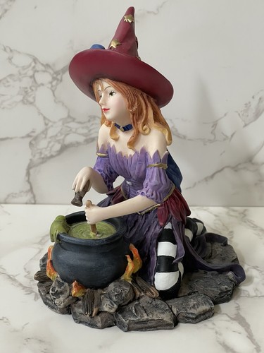 Lenox American by Design Witch’s Brew w/ Box Witches Resin Halloween 856667 - Picture 3 of 11