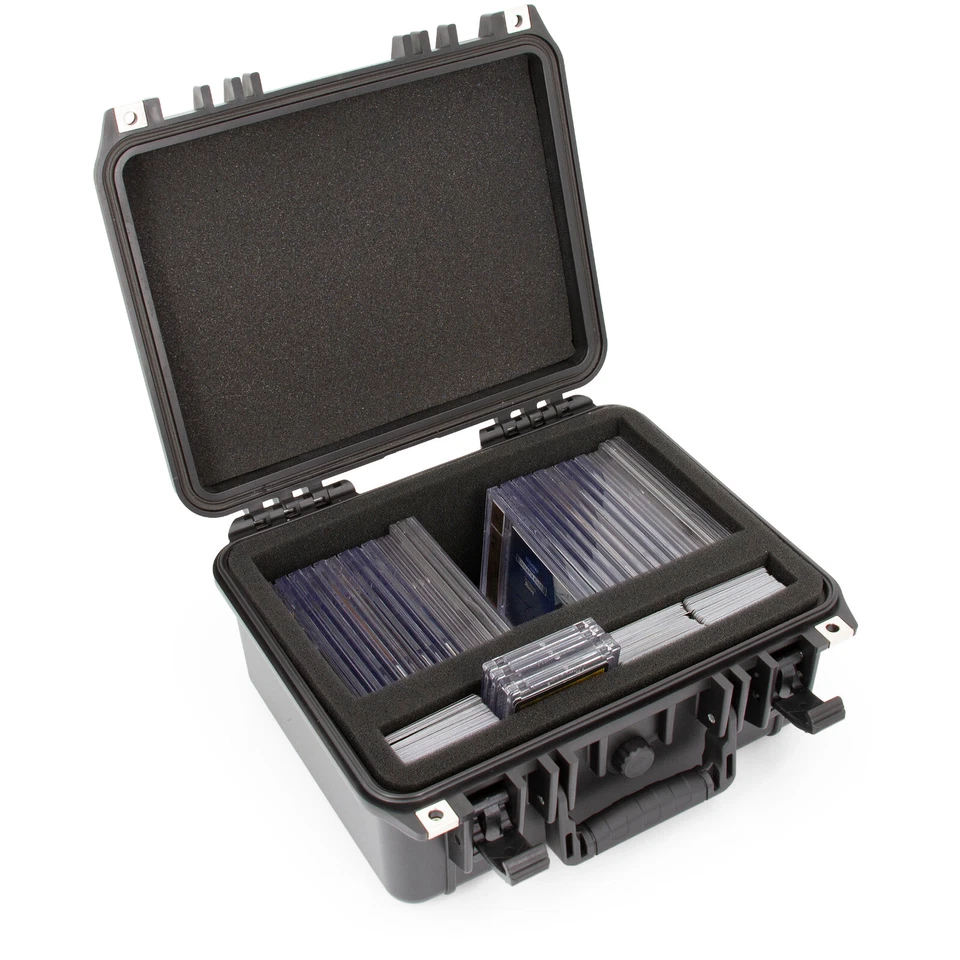 Casematix Graded Card Case Fits PSA BGS SGC Slabs & Toploaders Hard Storage Box - Image 3 of 4