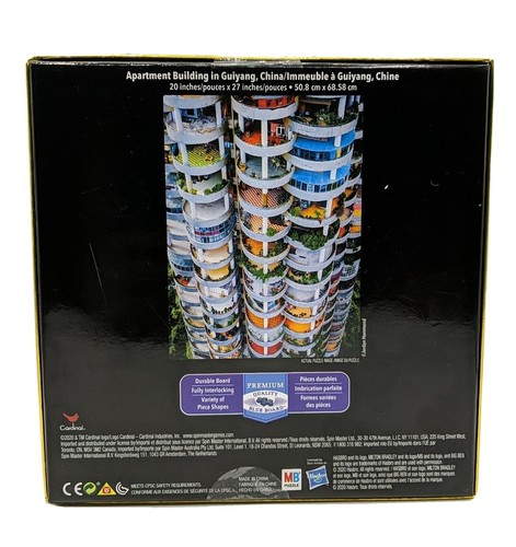 Big Ben Luxe 1000 piece Jigsaw Puzzle Colorful Apartments by Spinmaster New - Picture 3 of 5