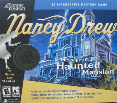 Nancy Drew Message in the Haunted Mansio (CD PC Game) 625904310200