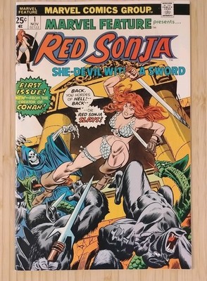 Marvel Feature 1 Red Sonja VF/NM