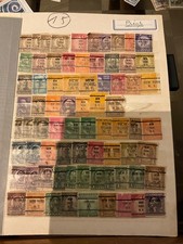 ÉTATS UNIS. PLUS DE 550 TIMBRES PREOBLITERES. SURTOUT DES VIEUX. GROSSE COTE.