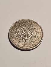 1963 GREAT BRITAIN UK 2 Shillings/ Florin Coin - Lot BT359