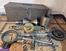 Antique Frisz Indianapolis Brake Drum Gauge Centering Tool Set Brass Dial Usa Antique Frisz Indianapolis Brake Drum Gauge Centering Tool Set Brass Dial Usa