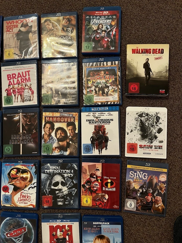 Bluray Sammlung 28 Stück Teilweise NEU Einige FSK 18 Filme Und Viele Kinder 🎦🍿 - Bild 4 von 4