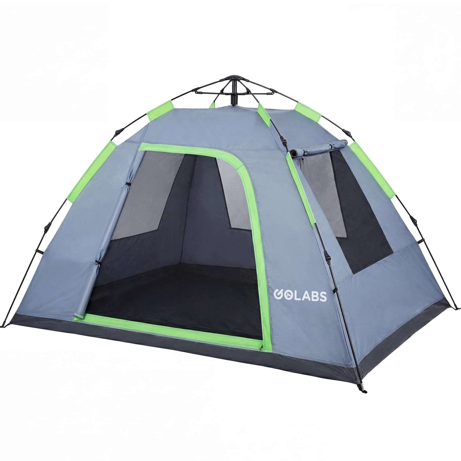Golabs CT3 2 Person Instant Camping Tent, 1-Minute Setup by Pre-Attached Pole, 4